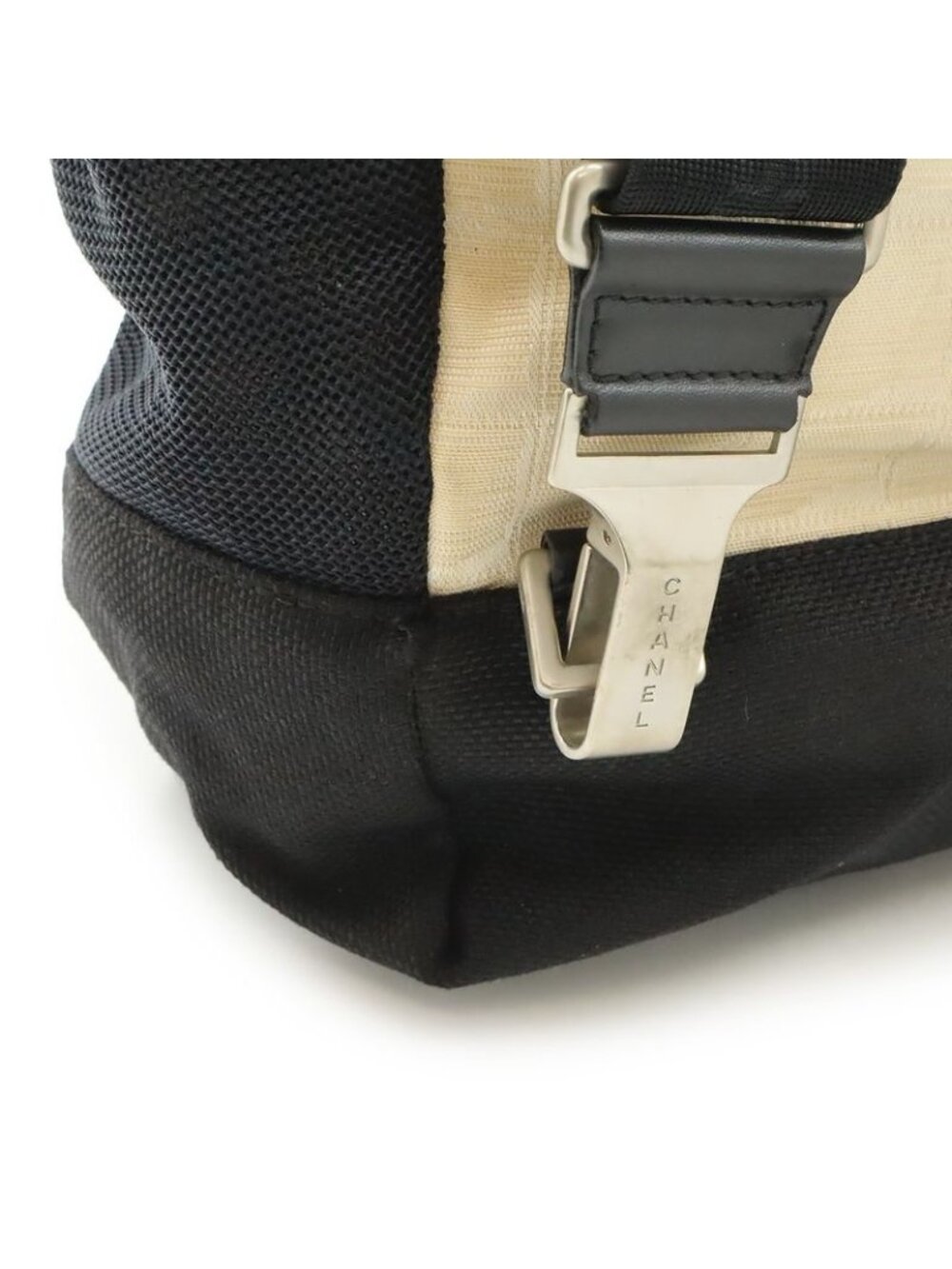 ★SOLD★ Chanel New Travel Line Sports Tote Bag 2-Way Backpack Nylon - Picture 8 of 9